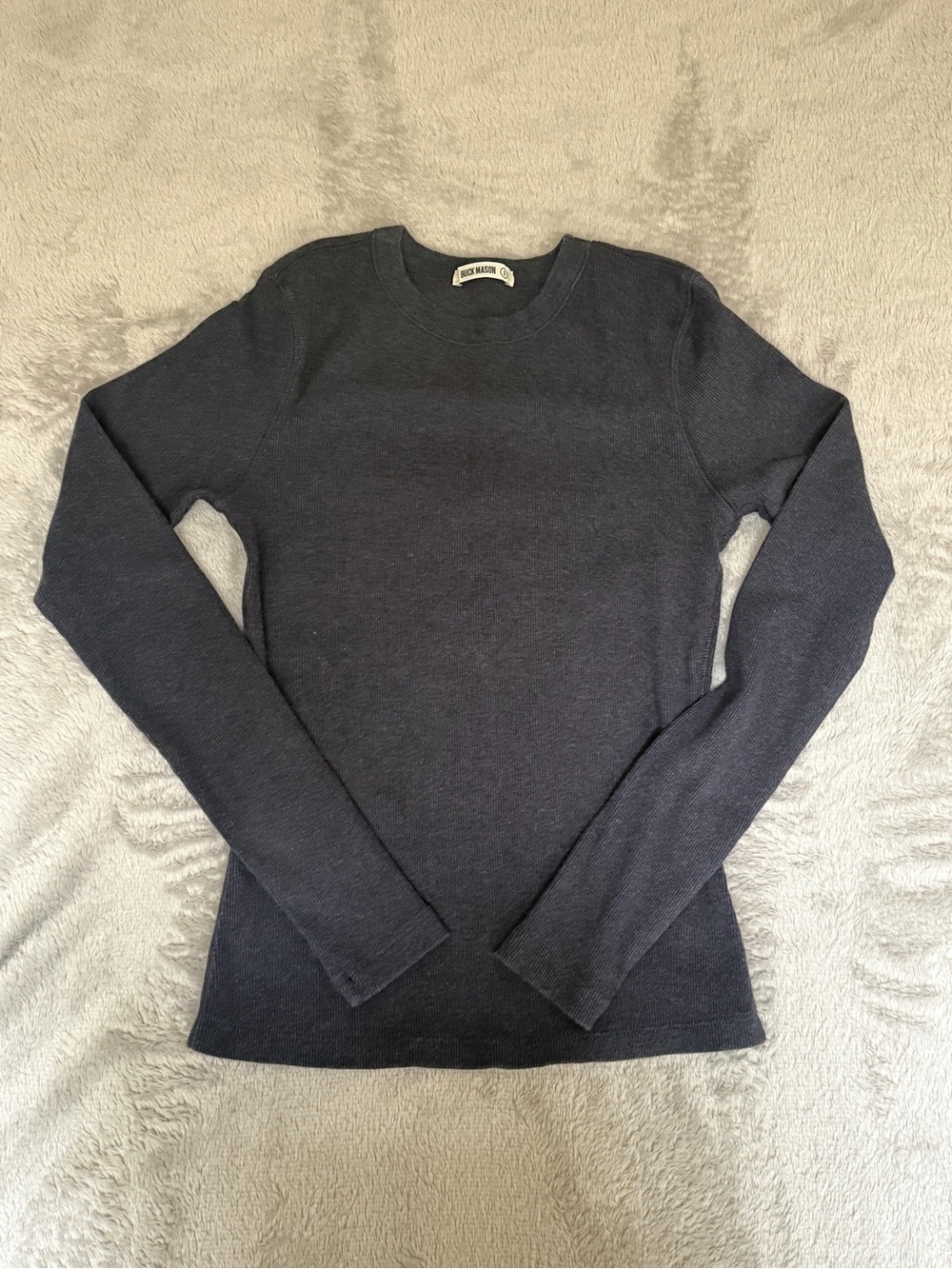 Buck Mason Navy Surplus Rib L/S